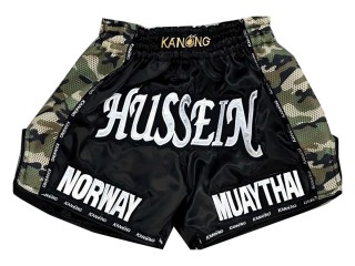 Kanong  Kickboxing Hose selber gestalten : KNSCUST-1034 Schwarz