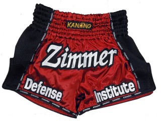 Kanong Personalisierte Kickboxing Hose : KNSCUST-1188 Rot