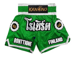 Kanong individuelle Kickbox-Shorts : KNSCUST-1242-Grün