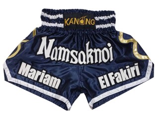 Kanong personalisierte Kickbox-Shorts : KNSCUST-1250-Marine