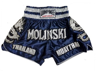 Kanong personalisierte Kickbox-Shorts : KNSCUST-1251-Marine