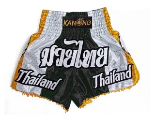 Kanong personalisierte Kickbox-Shorts : KNSCUST-1252-Schwarz