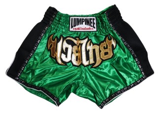 Lumpinee Retro Thai boxen hose : LUMRTO-003-Dunkelgrün