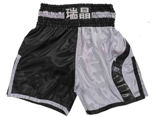 Personalisierte Boxershorts : KNBXCUST-2049-Schwarz-Grau