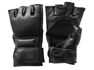 Personalisierte MMA Grappling Handschuhe mit Namen : Schwarz